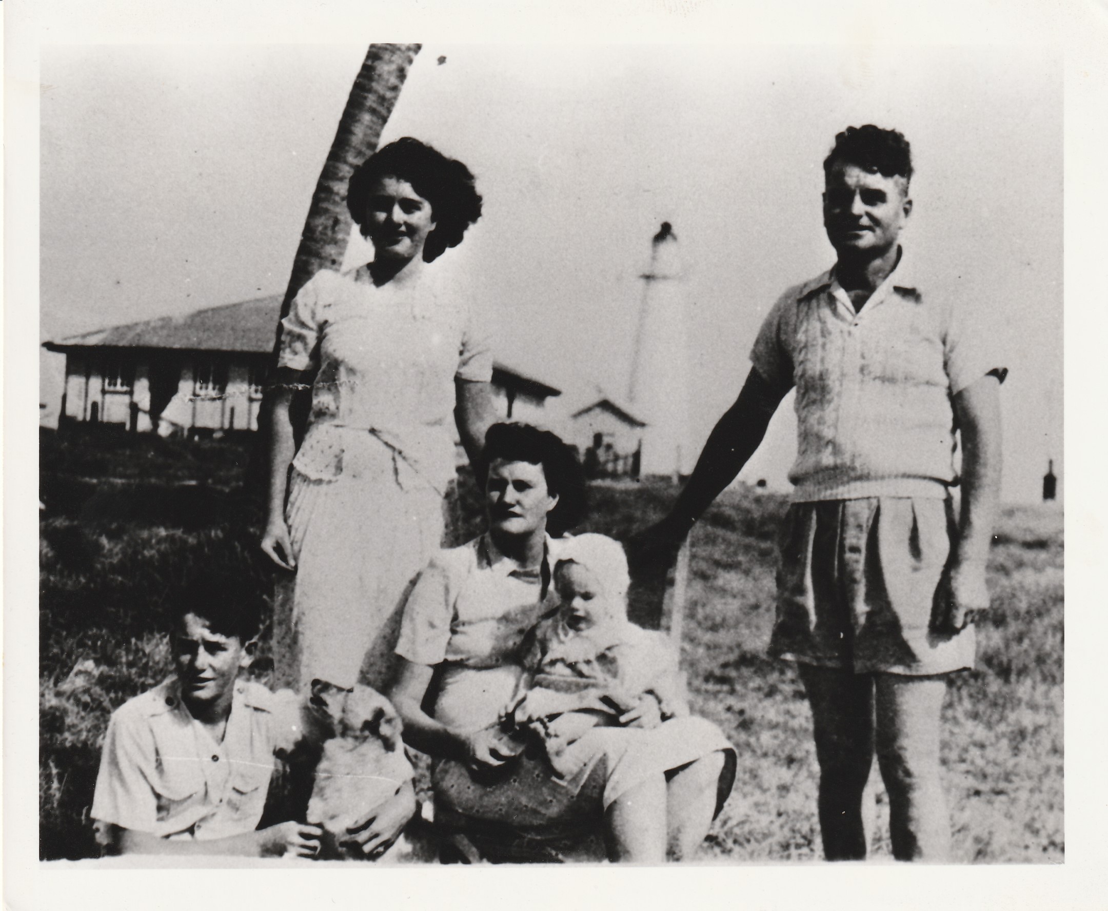 Lighthouse Keepers Family (Woods) circa 1950