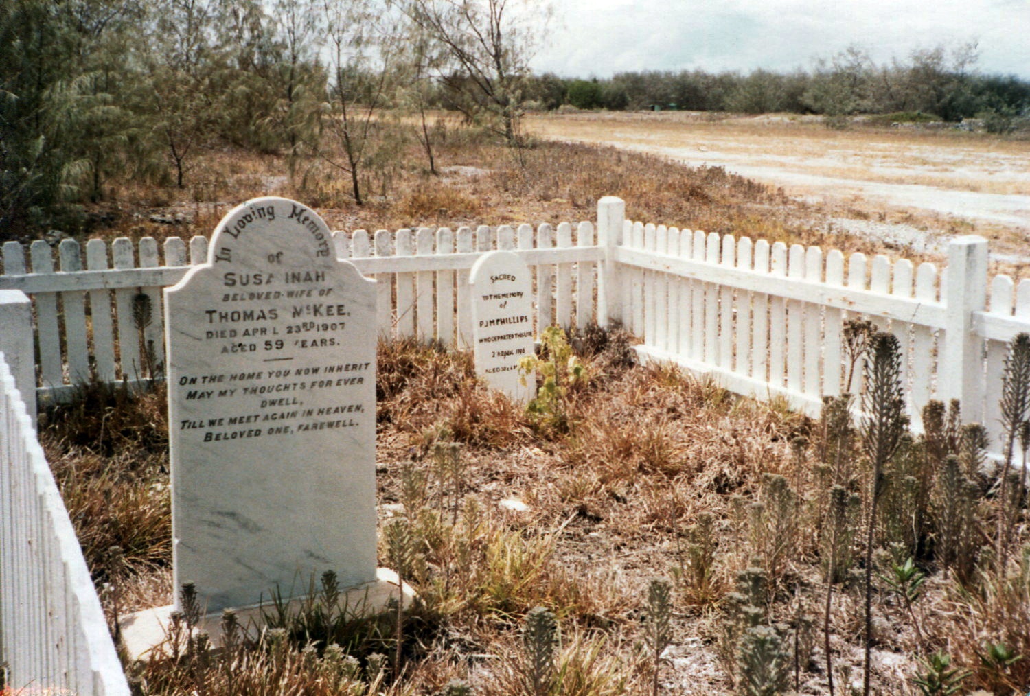 Lighthouse Keepers cemetery circa 1983
